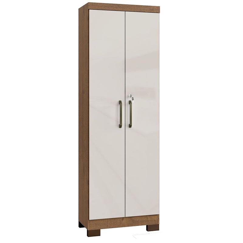 Armário Multiuso Max Plus 2 Portas Natura/off White Zanzini